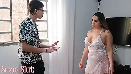 Üvey Annemi Dikizlerken Yakalandım ve Götüyle Cezalandırıldım