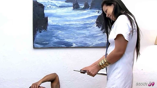 Utangaç Yarım Desi Latina Orospu baştan için ilk ırklararası seks ile Siyah oğlan at Hemşire Hospital Roleplay